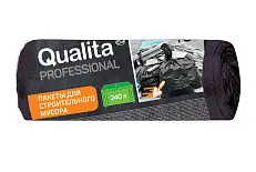 Qualita мусорные пакеты большие особопрочные 240 л 10 шт