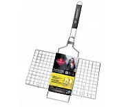 Forester решетка гриль для стейков съемная ручка 22х44 см