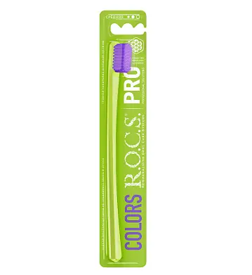 ROCS Зубная щетка PRO COLORS средняя