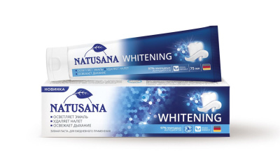 Natusana whitening зубная паста 75мл 