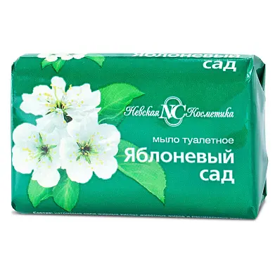 Невская Косметика туалетное мыло яблоневый сад 90 г