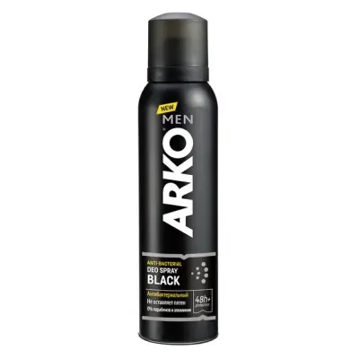 ARKO део-спрей антибактериальный BLACK 150мл 