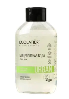 Ecolatier мицеллярная вода для снятия макияжа чай матча бамбук 400 мл 