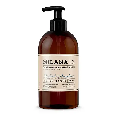 GraSS мыло жидкое парфюмированное milana флакон 300 мл