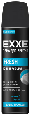 EXXE men пена для бритья тонизирующая fresh 200 мл 