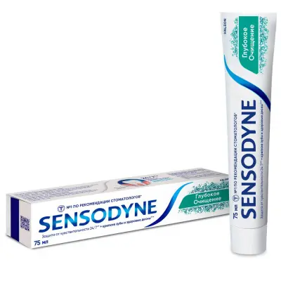Sensodyne зубная паста глубокое очищение 75 мл 