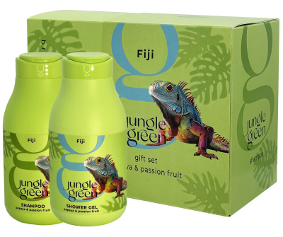 Jungle Green подарочный набор FIJI шампунь 250 гель 250 игуана жен 