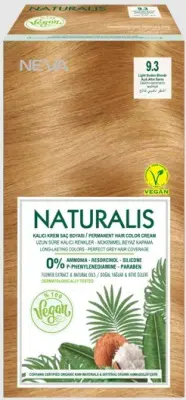 Naturalis стойкая крем краска для волос 9.3 GOLDEN светло золотистый блонд 