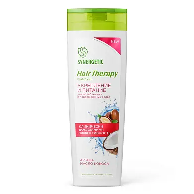 Synergetic шампунь укрепление и питание hair 400 мл