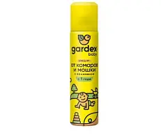 Gardex baby аэрозоль от комаров и мошки для детей с 1 года 80 мл
