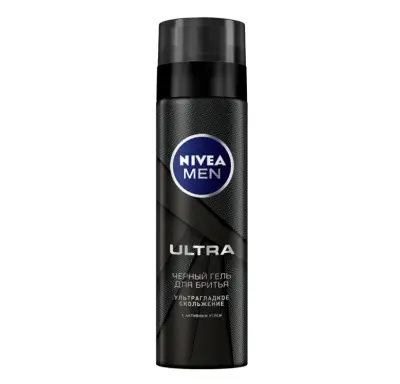 Nivea Men гель для бритья ultra с активным углём 200 мл 