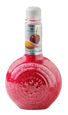 Фруктовое Ассорти соль для ванн вишня и миндаль в сливках банка 550 г 