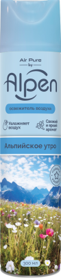 Alpen освежитель воздуха альпийское утро 300 мл 