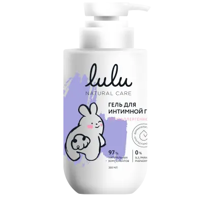 Lulu гель для интимной гигиены 3+ 300 мл 