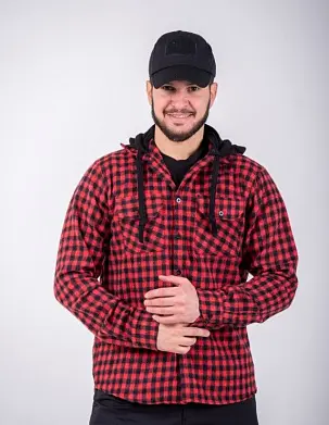 Black Rams рубашка 003 красный размер XXL