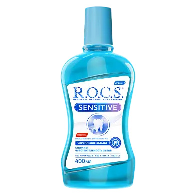 Rocs ополаскиватель для полости рта sensitive 400 мл