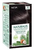 Naturalis стойкая крем краска для волос 5.0 интенсивный светло коричневый