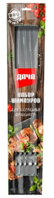 ДАЧА набор шампуров 6шт в пакете 