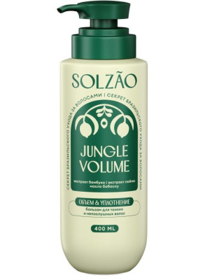 Solzao бальзам для волос объем от корней и уплотнение 400 мл 