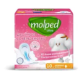 Hayat Molped ультратонкие прокладки ultra с крылышками нормал 10 шт