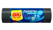 BIG City Пакеты для мусора 70*106 см 120л черные10 шт