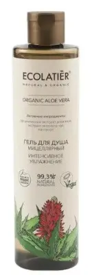 Ecolatier green мицеллярный гель для душа интенсивное увлажнение серия organic 250 мл 