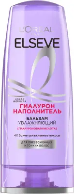 Elseve увлажняющий бальзам гиалурон наполнитель для обезвоженных и тонких волос с гиалуроновой кислотой 200 мл 