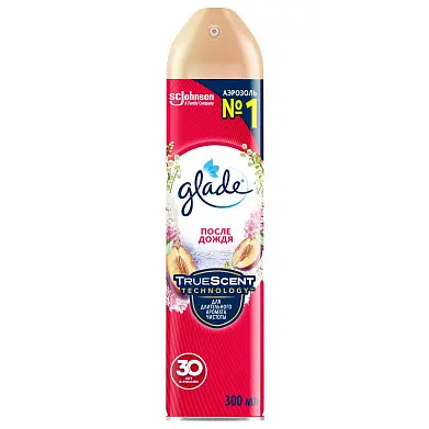 Glade освежитель воздуха аэрозоль после дождя 300 мл
