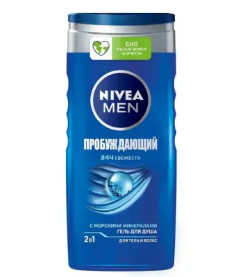 Nivea Men гель для душа пробуждающий 250 мл 