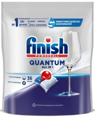 Finish капсулы для посудомоечный машин quantum ultimate 36шт 
