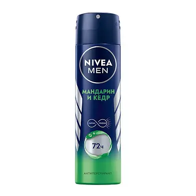 NIVEA део спрей мужской мандарин и кедр 150мл
