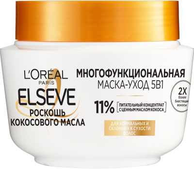 Эльсев маска роскошь кокос масла 300мл 