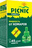Picnic family жидкость от комаров 45 ночей 30 мл