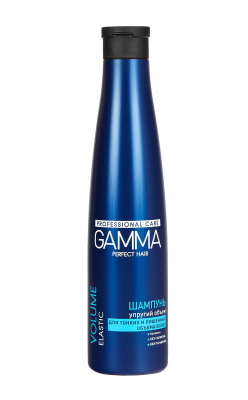 Gamma Perfect Hair шампунь для тонких волос упругий объем 350 мл 