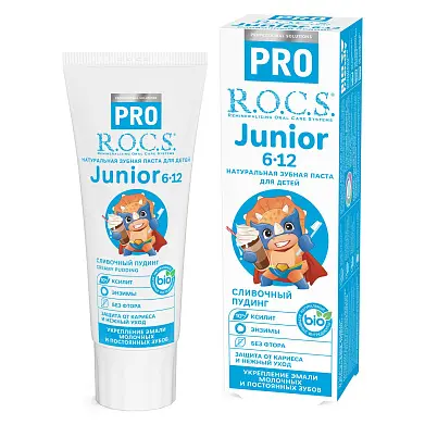 ROCS pro зубная паста сливочный пудинг 74 гр