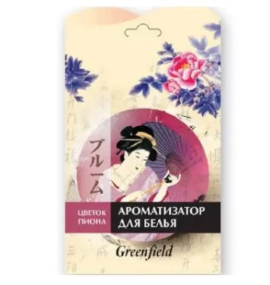 Greenfield ароматизатор для белья японская серия цветок пиона 