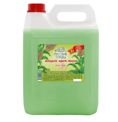 Русские травы крем мыло жидкое алоэ вера 5 л 