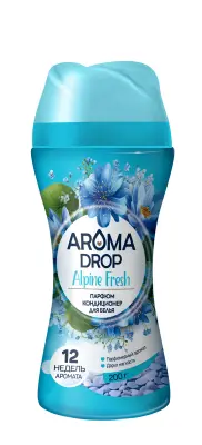 Aroma Drop парфюм кондиционер в гранулах для изделий из тканей fresh альпийская свежесть 200 г 