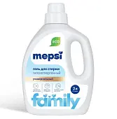 Mepsi гель для стирки гипоаллергенный универсальный family 2 л