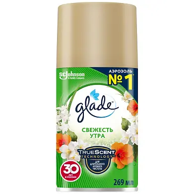 Glade запасной баллон свежесть утра 269 мл