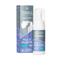 Tiswell пенка ополаскиватель для полости рта для зубов очищающая сладкая мята 10 в1 50 мл
