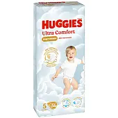 Huggies ultra comfort 5 12-22 кг подгузники 56 шт для мальчиков
