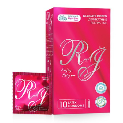 Romeo and Juliette презервативы ребристые натуральный латекс 10 шт 