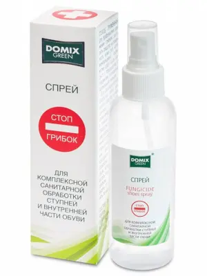 Domix green лосьон для санитарной обраб ступней и внут части обуви стоп грибок 150 мл 