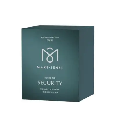 Make sense ароматическая свеча sense сандал жасмин и чёрный перец 140 гр 