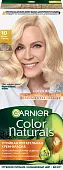 Garnier стойкая питательная крем краска для волос color naturals оттенок 10 белое солнце