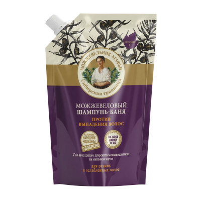 Рецепты Бабушки Агафьи шампунь баня против выпадения волос можжевеловый 500 мл 
