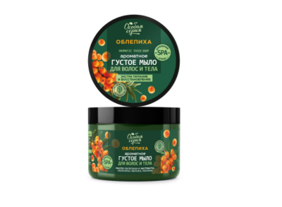 Особая серия ароматное густое мыло для волос и тела облепиха экстра питание и восстановление 500 мл 