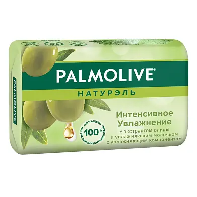 Palmolive натурэль мыло интенсивное увлажнение с экстрактом оливы и увлажняющим молочком 90 г