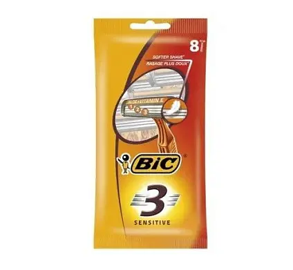 Bic станки одноразовые Bic 3  с тремя лезвиями 8 шт